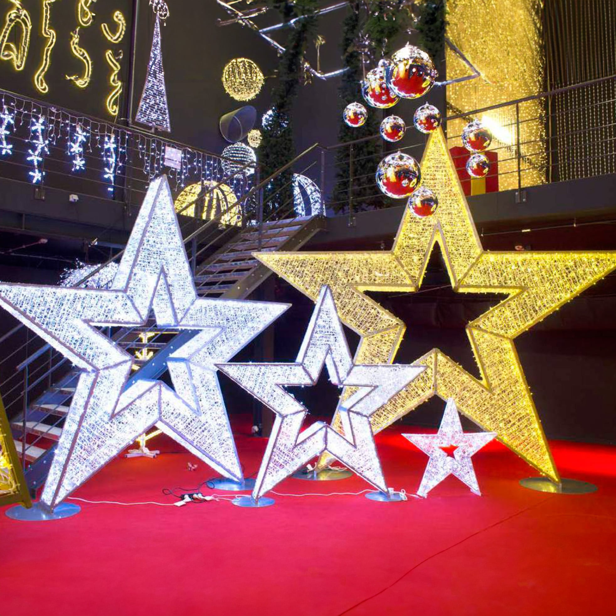 Waterloo Displays Waterloo Star 3D | Holiday Star Display for Cities, Malls & BIAs