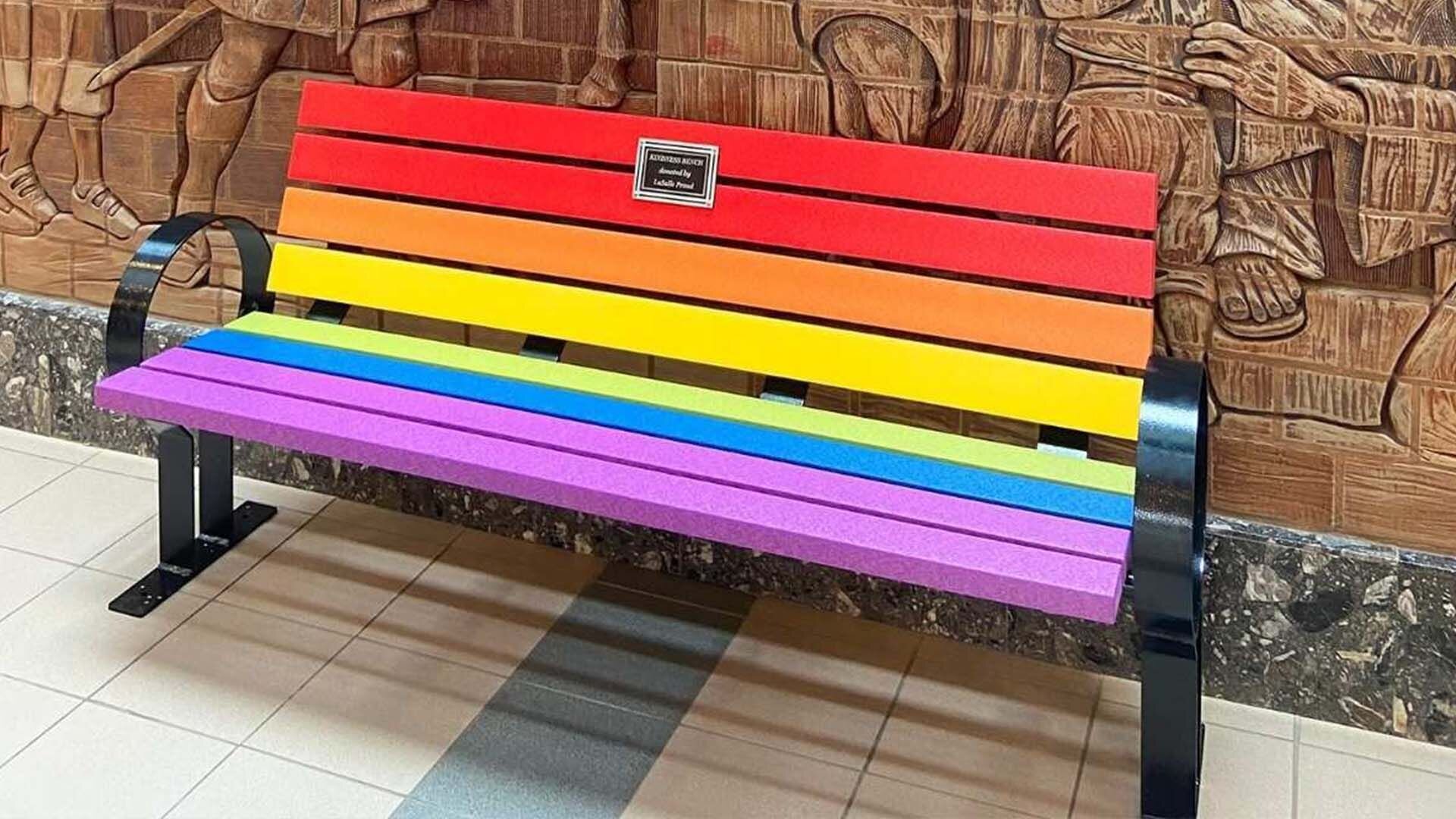 Pride bench gallery image
