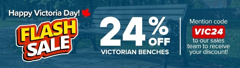 Victorian Bench Flash Sale banner